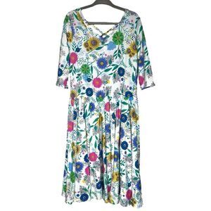 NEW Dot Dot Smile Multicolor Wildflower Ballerina Dress 7